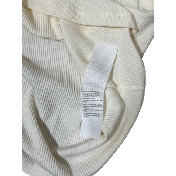 NEW Studio Park Womens XS White Button-Up Long Balloon Sleeve Top Boho Chic - Picture 14 of 16